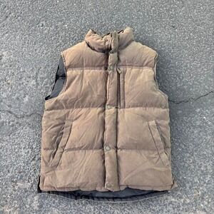 Vintage Timberland Weathergear brown puffer vest Size xs